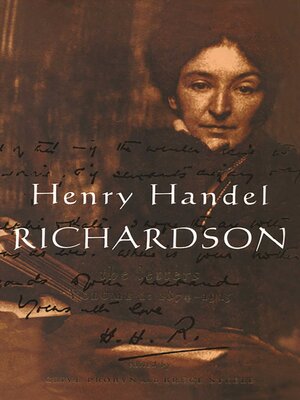 cover image of Henry Handel Richardson Vol 1